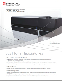 ICPE-9800 Spectrometer Flyer
